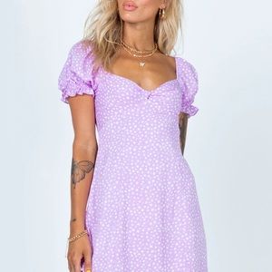 Princess Polly Frey’s Mini Dress - Purple - NEVER WORN - Size 4